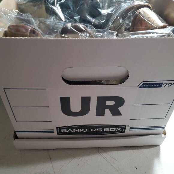 Marc Fisher Shoes Womens 7 Gray Textile Kandis Slides *Read* - Picture 12 of 12